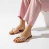 Pink Buckled Flats for Women - Daily & Office Wear - Image 2 - Cunei India