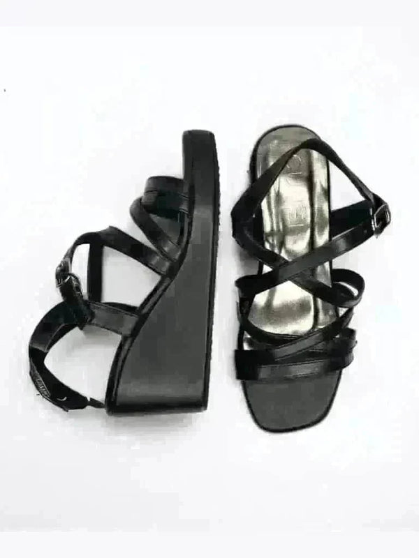 Pure Noir Black Wedges - cunei