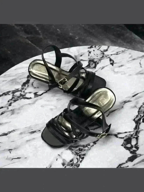 Pure Noir Black Wedges - cunei