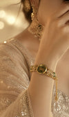 Rare Sleek Victorian Green Dial Heritage Watch for Women