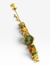 Rare Sleek Victorian Green Dial Heritage Watch for Women - view 3