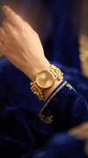 Rare Victorian Golden Dial Multicolour Heritage Watch for Women - view 3