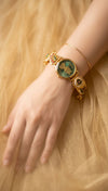 Rare Victorian Green Heritage Watch with Pearls for Women - view 2