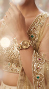 Imperial Red, Green and White Coin Dial Pearl Open-Work Watch, for women, Cunei India