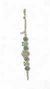 Red Green and White Kundan Ethnic Bracelet for women, Cunei India