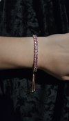 Rose Gold Tennis Bracelet for Women - Party & Wedding Wear - view 2