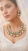 Royal Multicolor Aarna Kundan Necklace Set - view 2