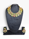 Royal Multicolor Aarna Kundan Necklace Set - view 4
