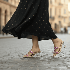 Royal Pink Heels for Women - Party & Wedding Wear - Image 4 - Cunei India