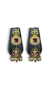 Royal Temple Maroon Earrings for Women - view 3