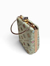Sea Green Patchwork Rectangular Box Clutch - view 3