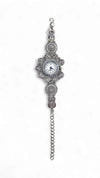 Silver Floral Wrist Watch for women, Cunei India