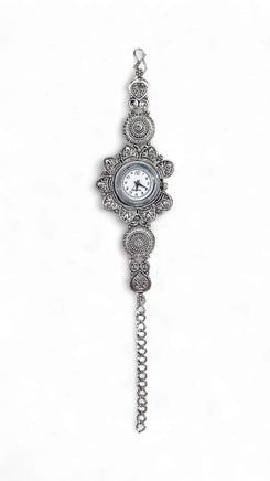 Silver Floral Wrist Watch for women, Cunei India