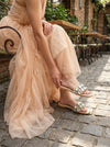 Square Crystal Strap Flats for Women - Daily & Casual Wear - Image 2 - Cunei India