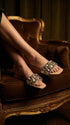 Square Crystal Strap Flats for Women - Daily & Casual Wear - Image 1 - Cunei India