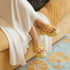 Sunflower Yellow Floral Wedges - cunei