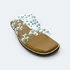 Tan Festive Pearl Flats - Flats
