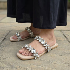 Crystal Strap Flats for Women - Daily & Office Wear - Image 8 - Cunei India