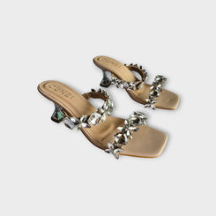 Crystal Two Strap Heels for Women - Party & Wedding Wear - Image 7 - Cunei India
