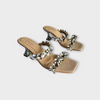 Crystal Two Strap Heels for Women - Party & Wedding Wear - Image 7 - Cunei India