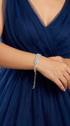 Triad Crystal Tennis Bracelet for Women - Party & Wedding Wear