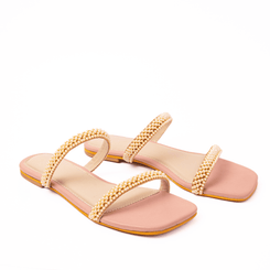 Pink Pearl Twin Flats for Women - Daily & Office Wear - Image 5 - Cunei India