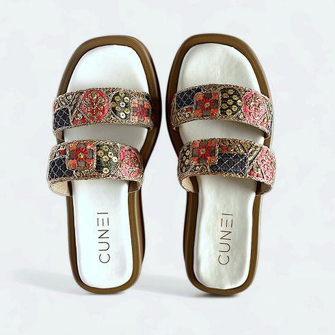 Two - Strap Abstract Slider - cunei