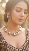 Victorian Polki Stones Necklace Set