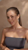 White Crystal Chandelier Earrings for Women - Party & Wedding Wear - view 4