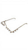White Crystal Triangle Facelet - Party & Wedding Wear - view 3