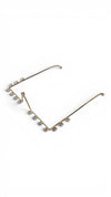 White Crystal Triangle Facelet - Party & Wedding Wear - view 5