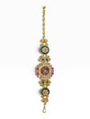Wine Floral Elephant Bracelet Watch for Women - view 2