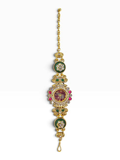 Wine Floral Elephant Bracelet Watch for Women - view 2